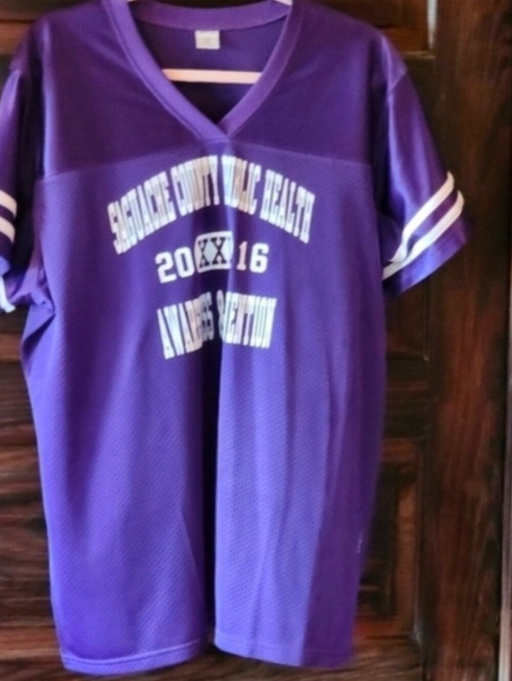 Vintage Purple Football Jersey EUC Ptp: 25" XXL - Picture 3 of 6